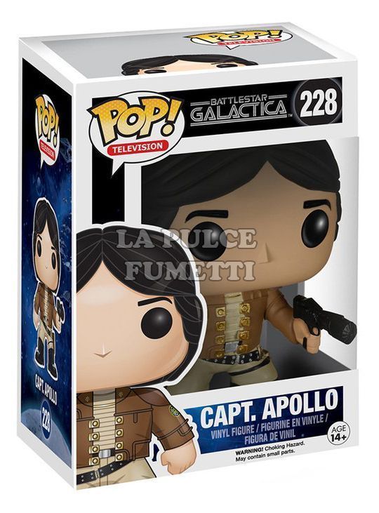 BATTLE STAR GALACTICA: CAPT. APOLLO - VINYL FIGURE #  228 - POP FUNKO 